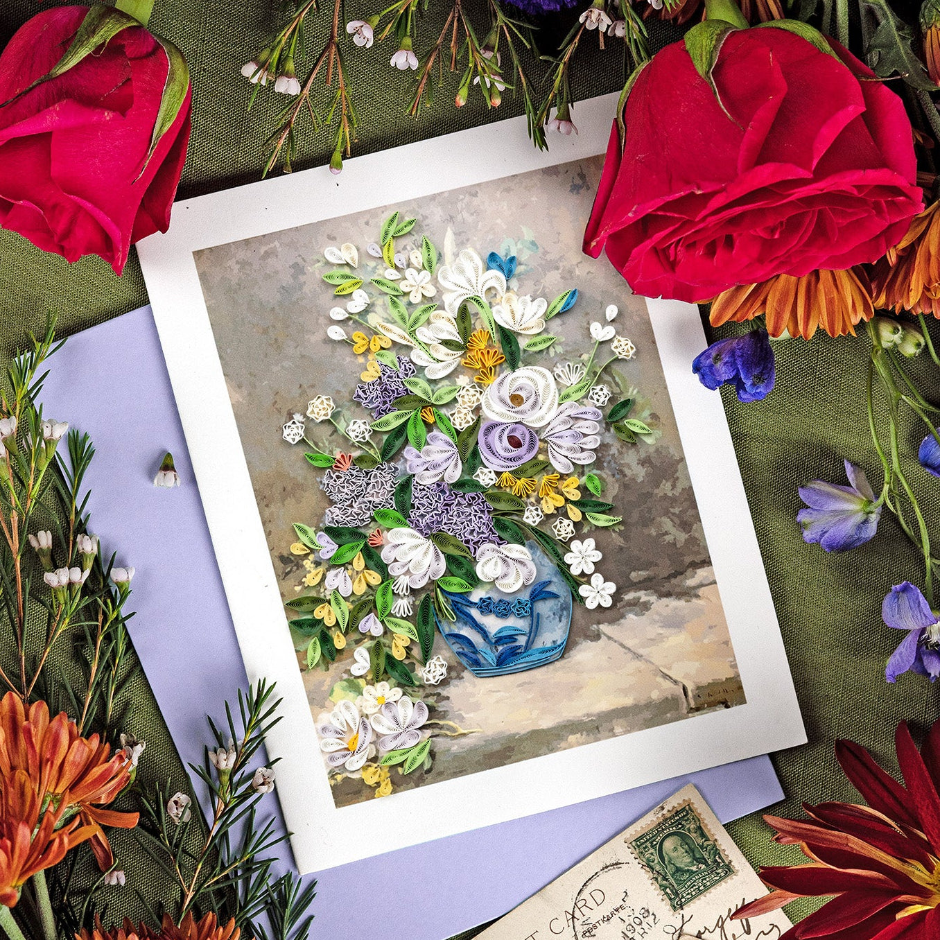 Set Di 10 Biglietti Di Condoglianze Con Busta DIN Lungo, Motivo Bordo Grigio, Biglietti Di Ringraziamento