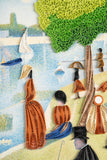 Detail of Quilled Art-Size Artist Series - A Sunday Afternoon on the Island of La Grande Jatte, Seurat