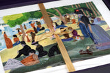 Quilled  Art-Size Artist Series - A Sunday Afternoon on the Island of La Grande Jatte, Seurat in luxury gift box
