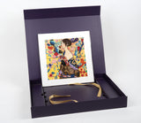 Quilled Art-Size Artist Series - Lady with Fan, Klimt in luxury gift box