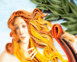 Detail of Quilled Art-Size Artist Series - Quilled The Birth of Venus, Botticelli