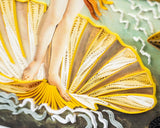 Detail of Quilled Art-Size Artist Series - Quilled The Birth of Venus, Botticelli