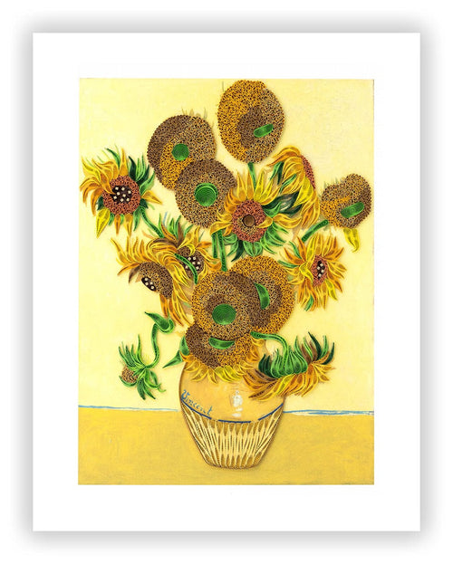 Quilled Art-Size Artist Series - Sunflowers, Van Gogh