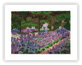 Quilled Art-Size Artist Series - The Artist's Garden at Giverny, Monet