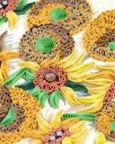 Framed Artist Series - Quilled Sunflowers, Van Gogh