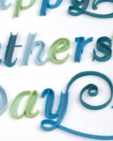 Detail of Quilled Happy Father's Day Card