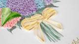 Detail of Quilled Hydrangea Bouquet Birthday Card