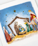 Quilled Nativity Scene Christmas Card (New 2023)