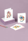 Quilled Birdhouses Note Card Box Set