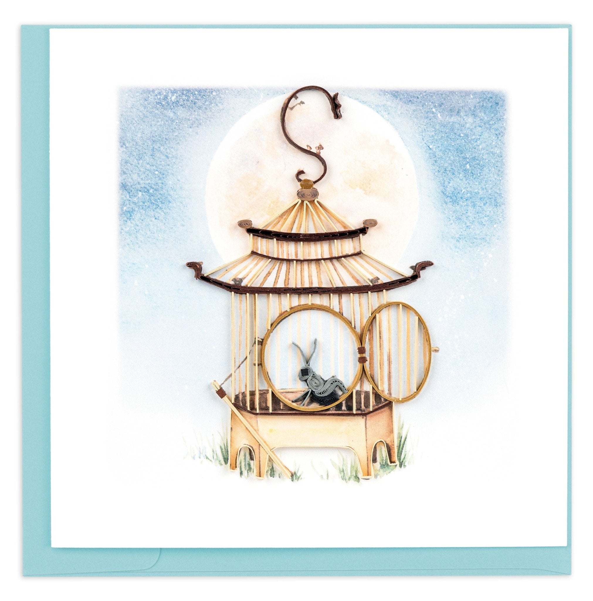 Quilled Cricket Greeting Card - Quilling Card - Greeting Card
