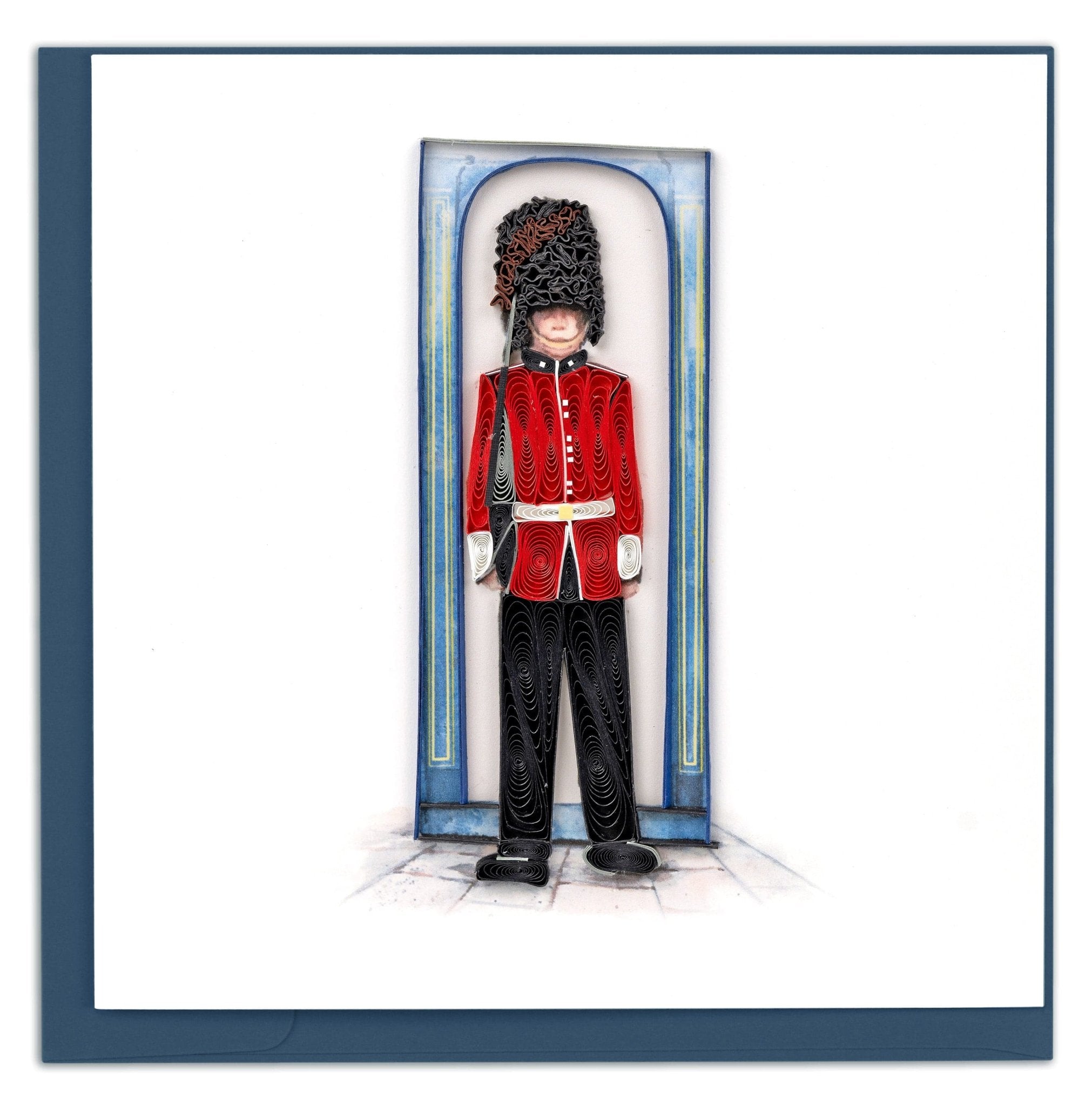 Quilled Royal Guard Greeting Card