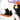 Quilled Witch on Broomstick Halloween Card - Quilling Card