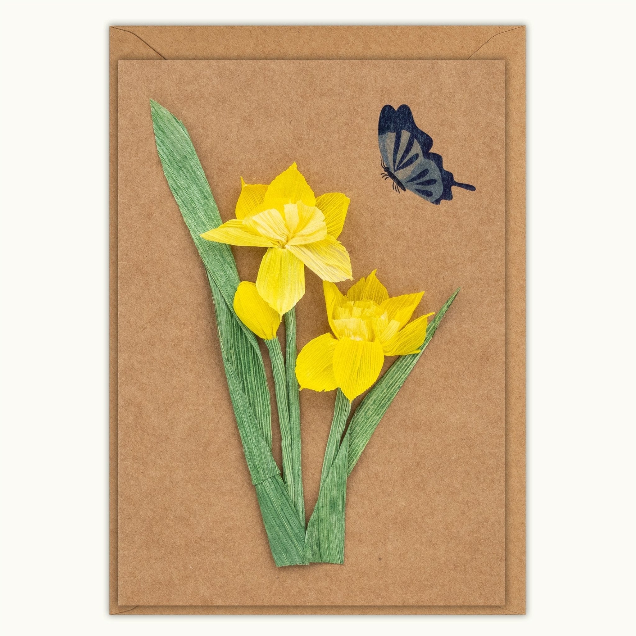 Daffodils Handmade Card - Quilling Card - Greeting Card