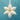 White Poinsettia Ornament - Single - Quilling Card - Ornament