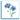 Quilled Blue Cornflower Greeting Card