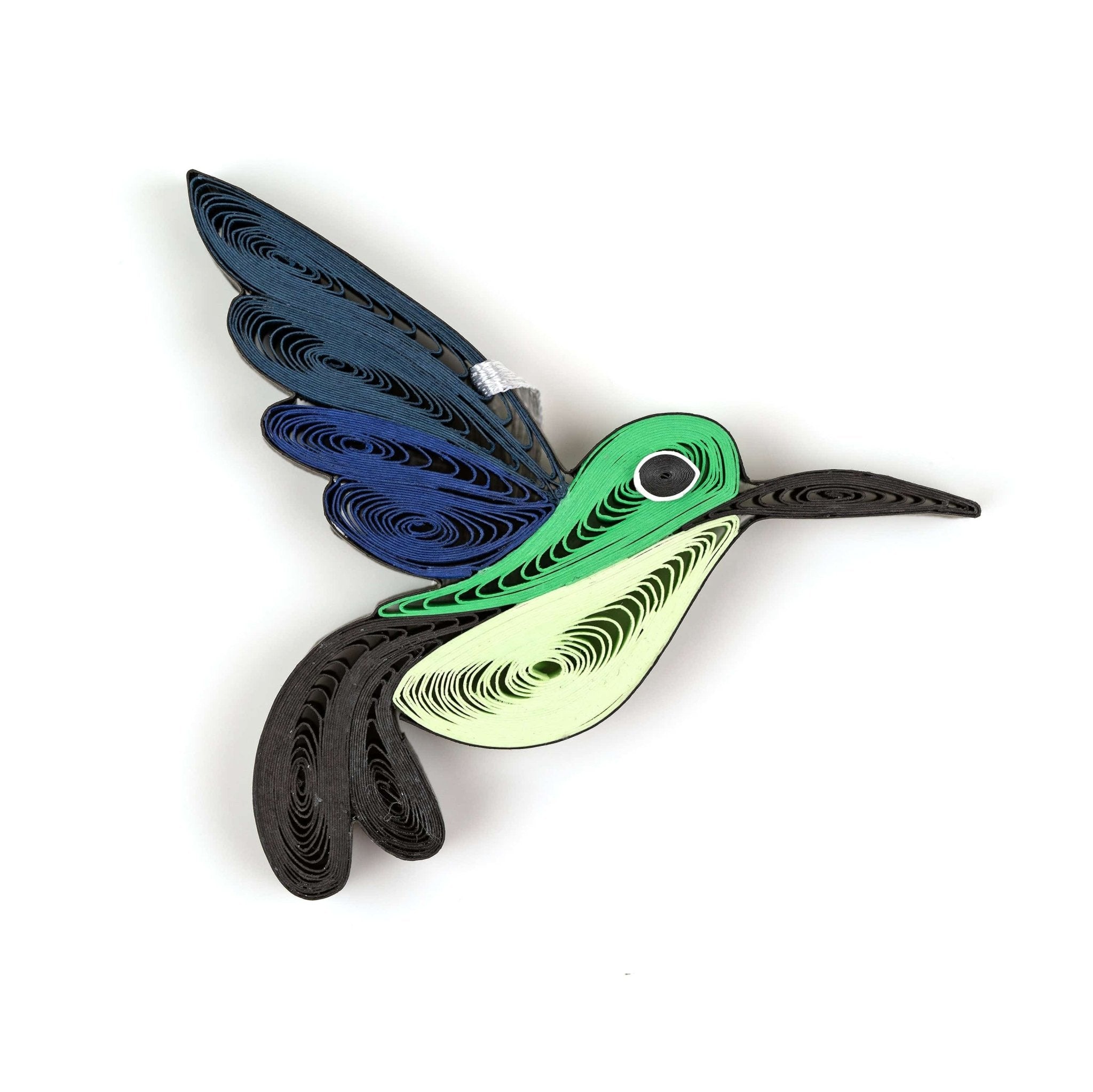 Hummingbird Ornament - Single - Quilling Card - Ornament