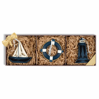 Quilled Nautical Ornaments Box Set - Quilling Card - Ornament