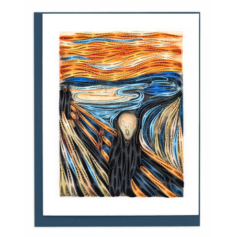 Quilled Artist Series - The Scream, Munch - Quilling Card - Greeting Card