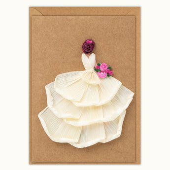 Bride Wedding Handmade Card - Quilling Card - Greeting Card