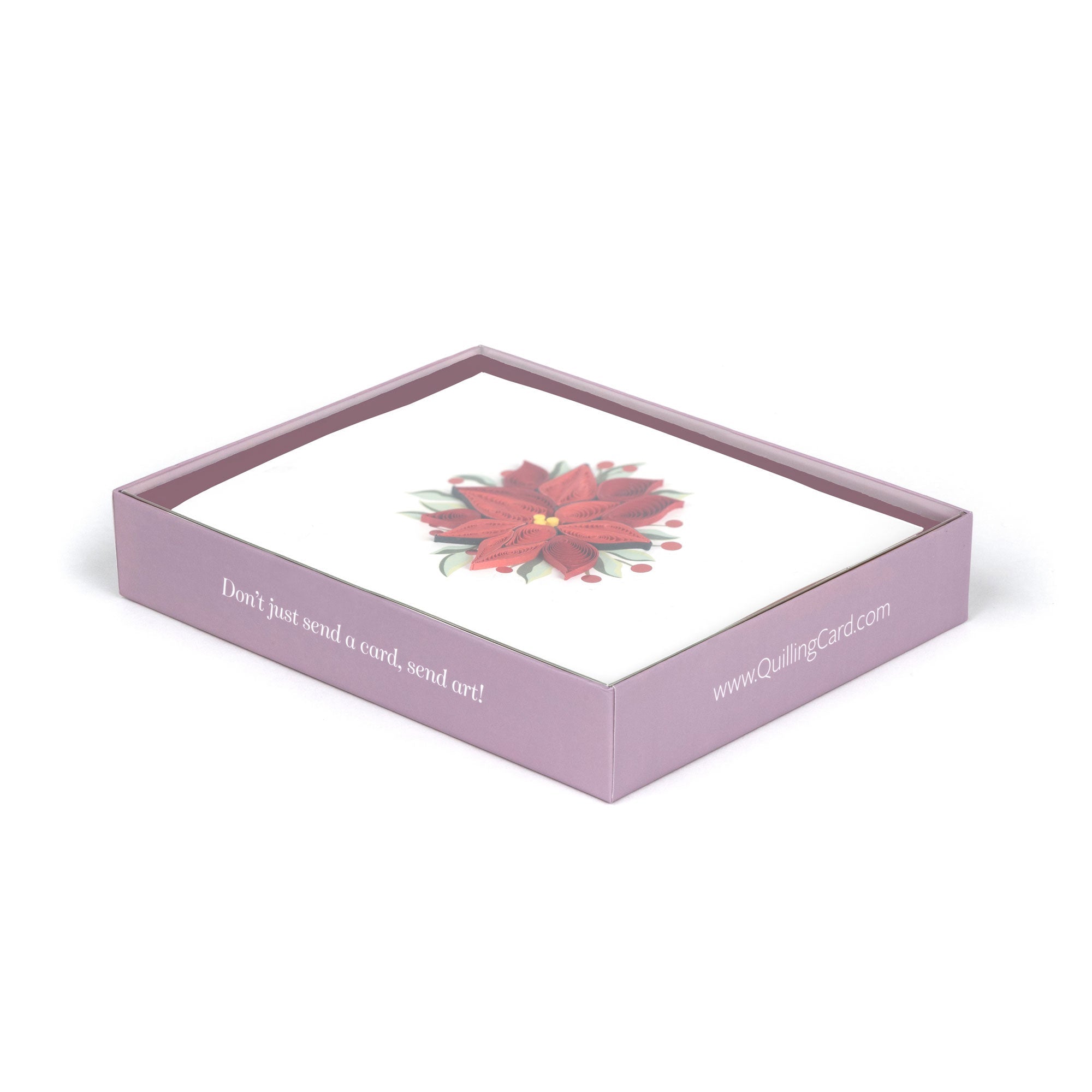 Winter Botanicals Note Card Box Set - Quilling Card - Note Card Box Set