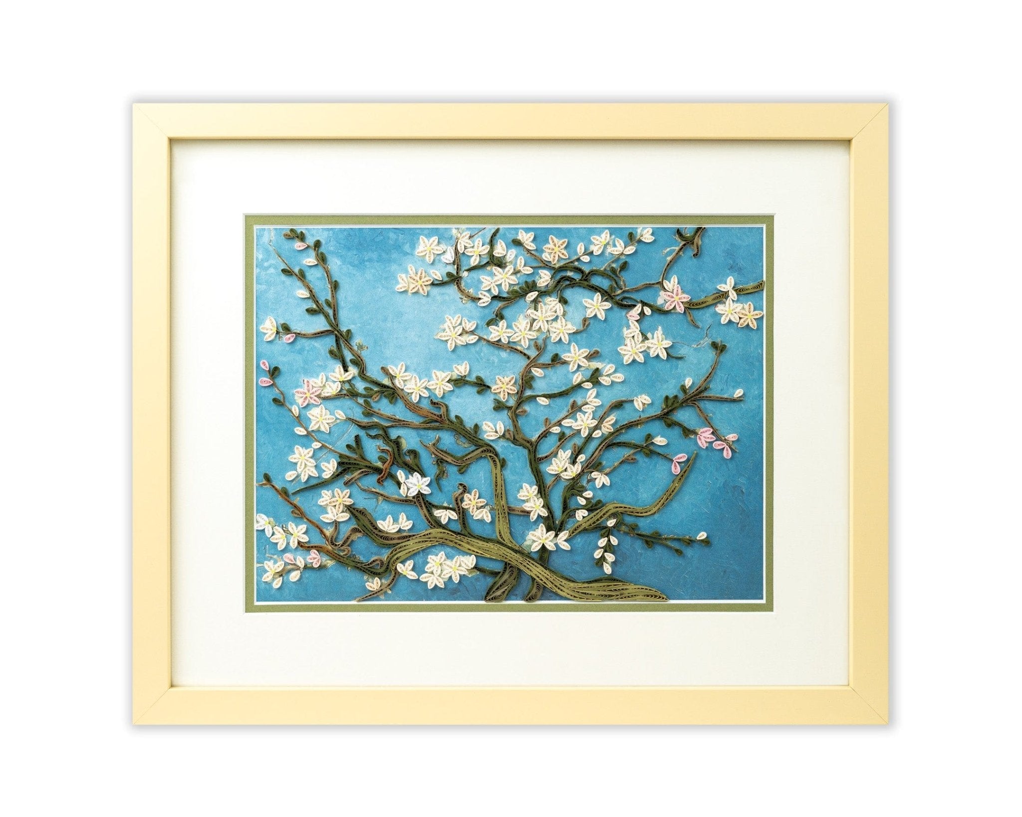 Framed Art - Size Artist Series - Almond Blossoms, van Gogh - Quilling Card - Artist Series