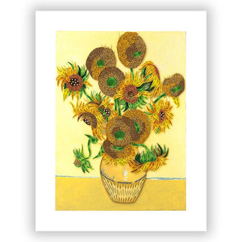 Art - Size Artist Series - Sunflowers, Van Gogh - Quilling Card - Artist Series