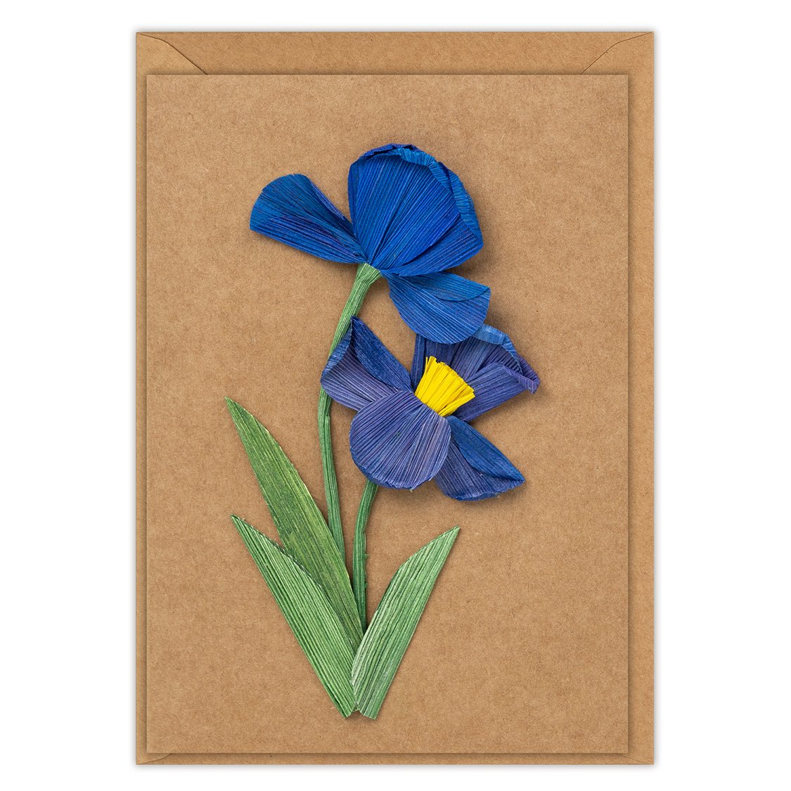 Iris Handmade Card - Quilling Card