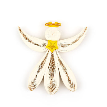 Angel Ornament - Single - Quilling Card - Ornament