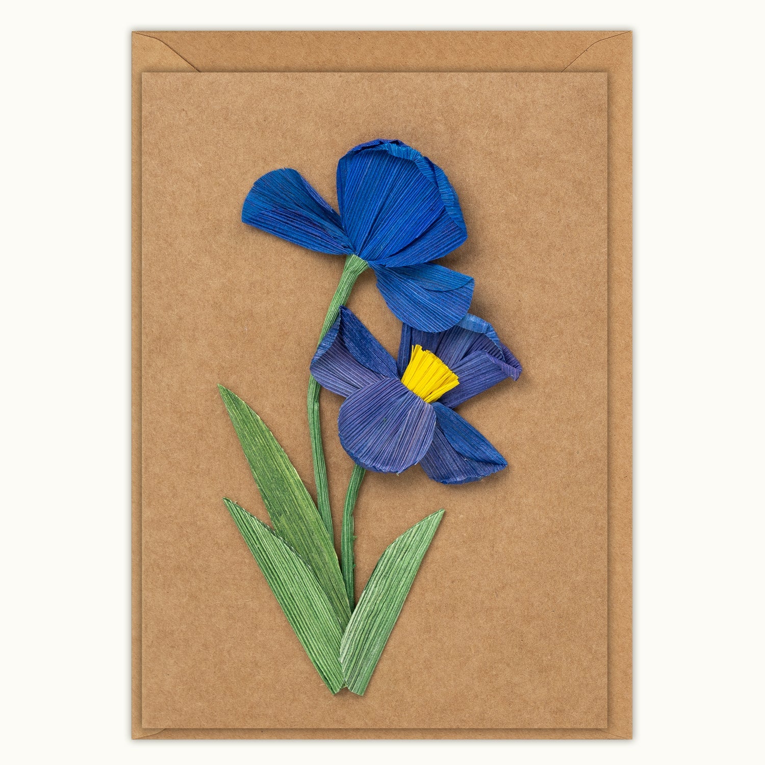 Iris Handmade Card - Quilling Card - Greeting Card