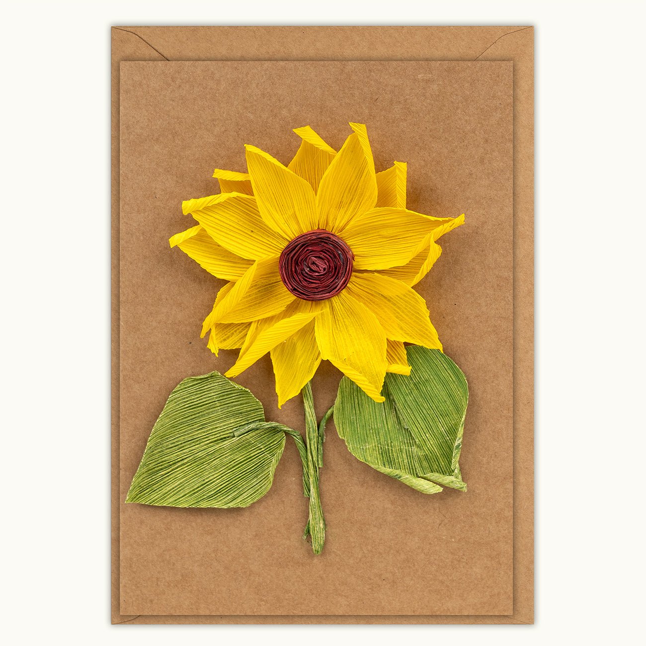 Sunflower Handmade Card - Quilling Card - Greeting Card