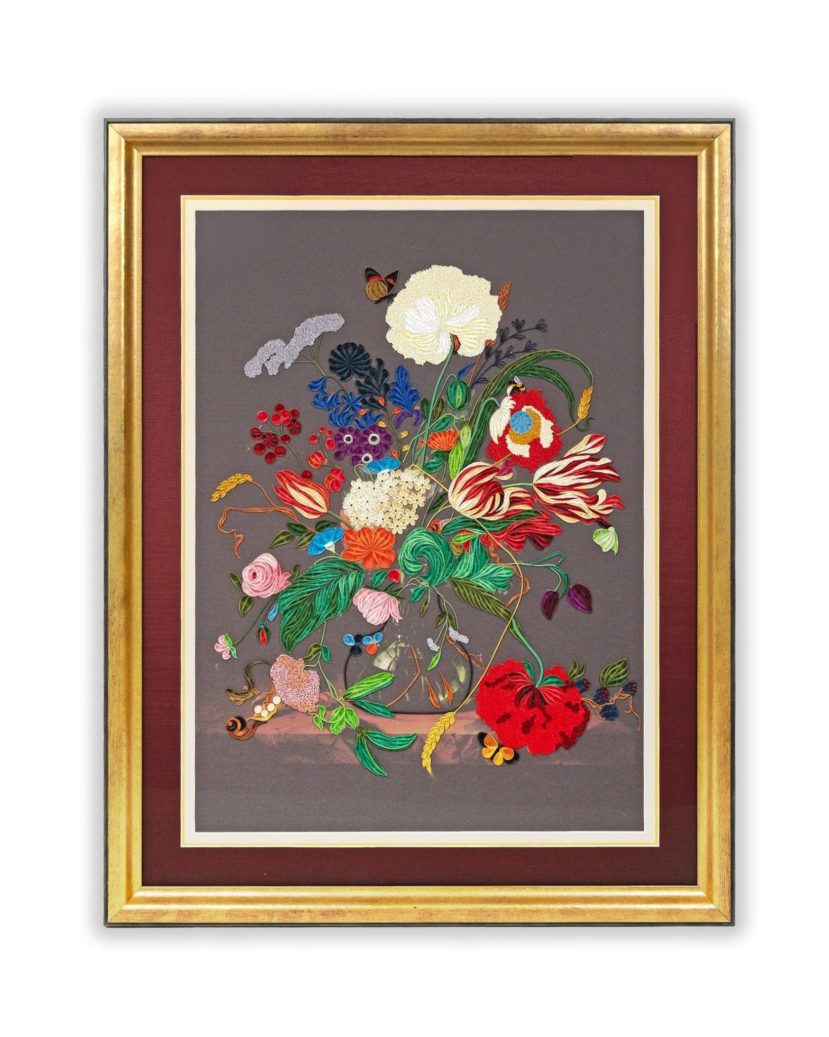 Gallery Artist Series – Vase of Flowers, de Heem - Quilling Card - Artist Series