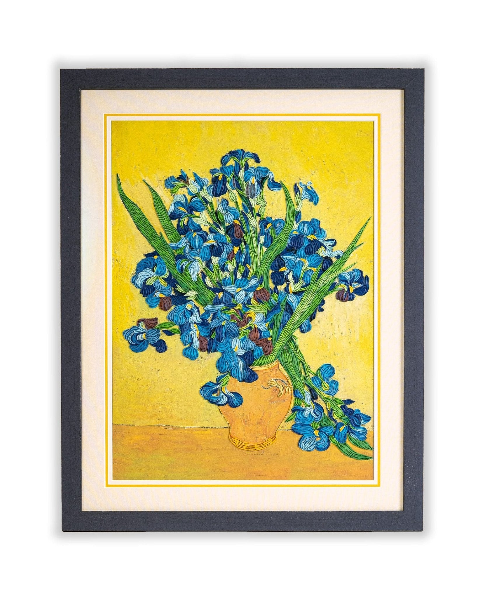 Gallery Artist Series - Quilled Irises, Van Gogh - Quilling Card - Artist Series