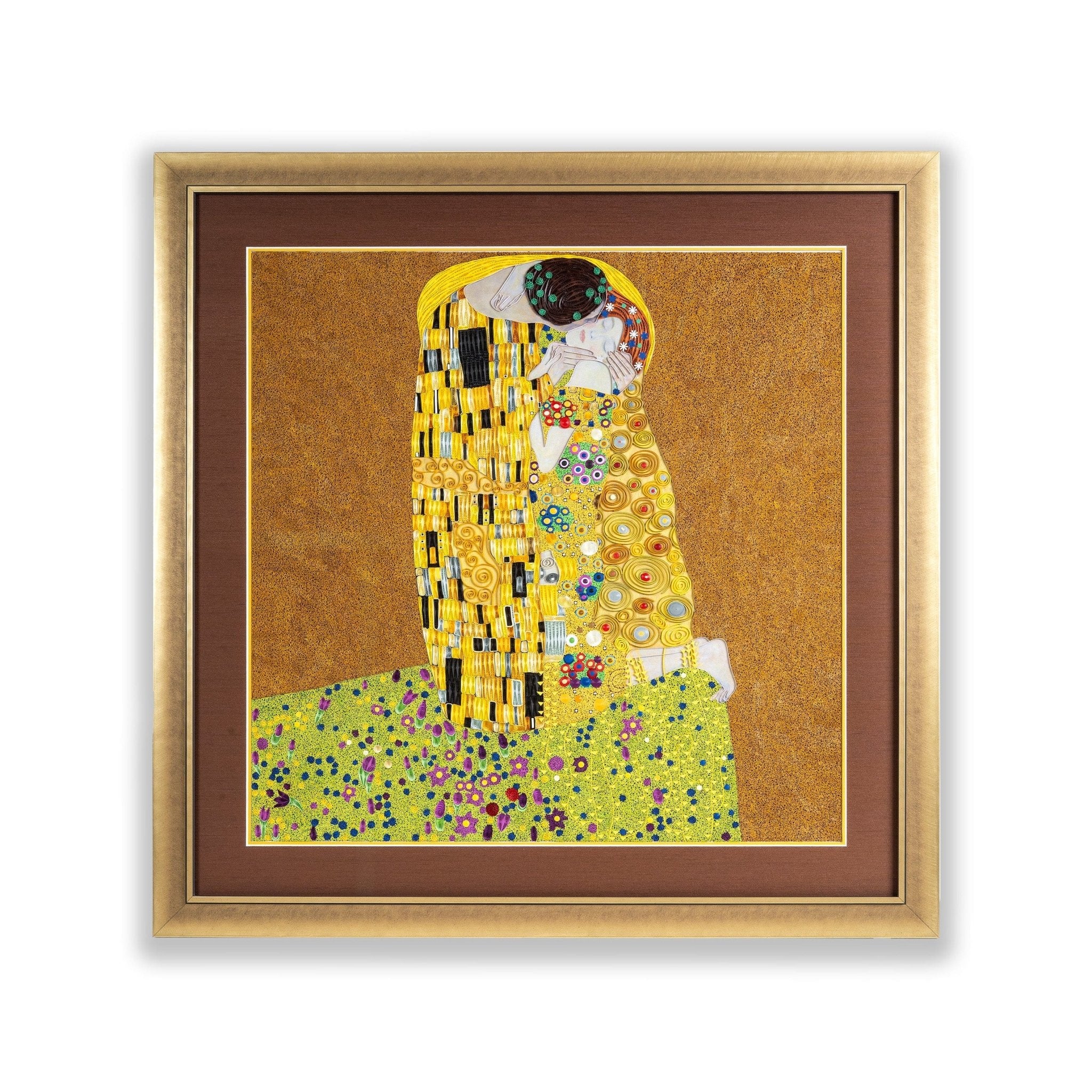 Gallery Artist Series - Quilled The Kiss, Klimt - Quilling Card - Artist Series