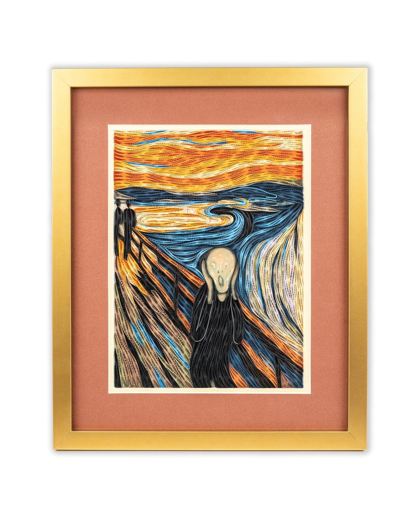 Framed Art - Size Artist Series - The Scream, Munch - Quilling Card - Artist Series