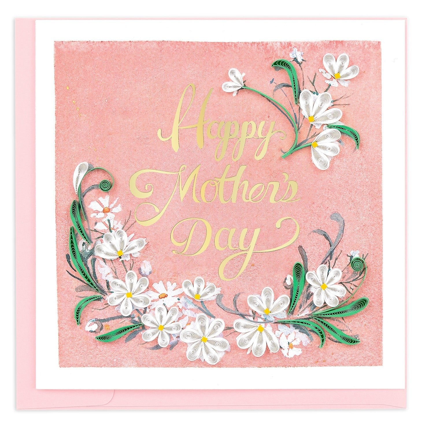 Quilled Mother's Day Daisies Greeting Card - Quilling Card - Greeting Card