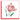Quilled Red & White Tulip Bloom Greeting Card