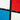 Framed Art - Size Artist Series - Composition with Red, Blue and Yellow, Mondrian - Quilling Card - Artist Series
