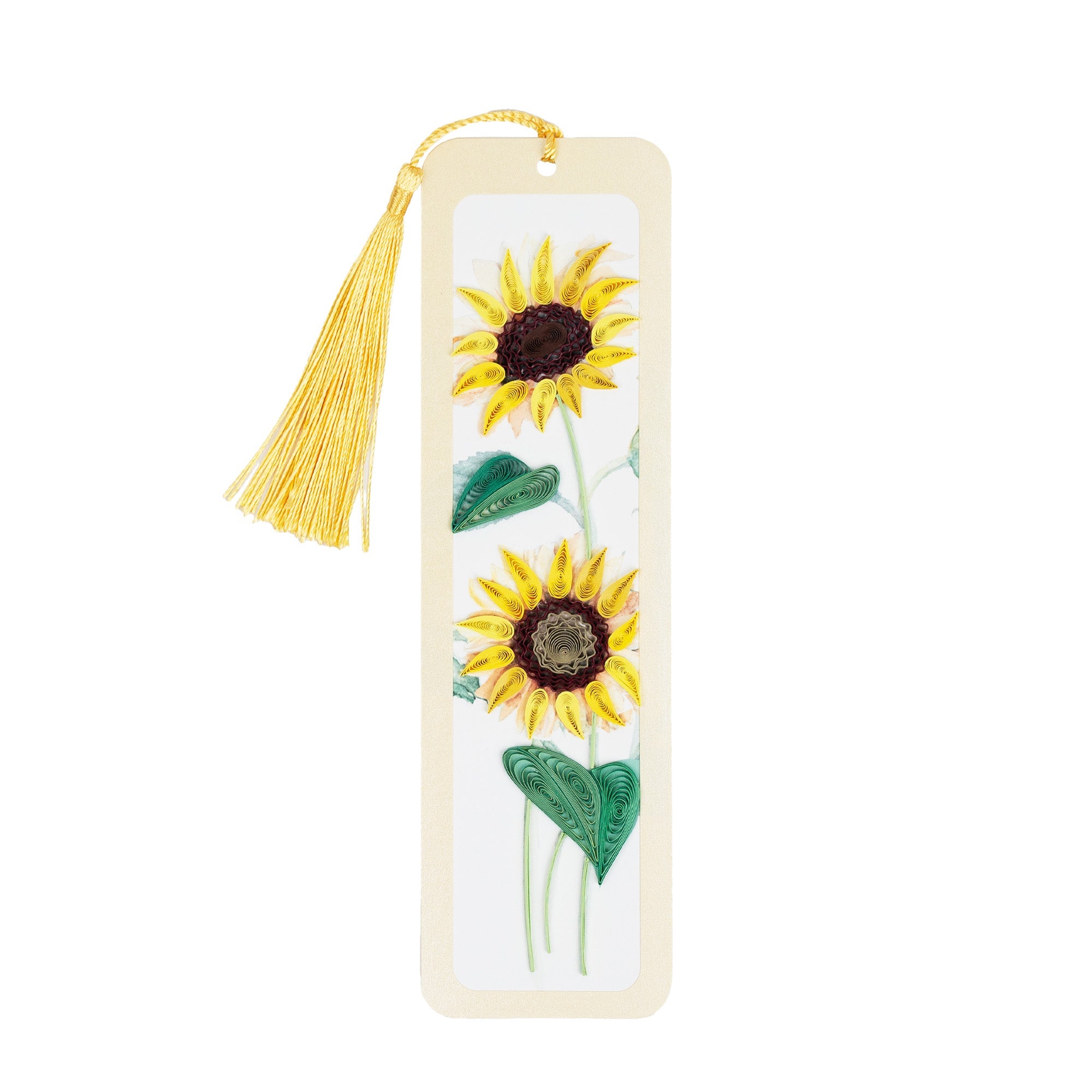 Sunflowers Handmade Quilled Paper Bookmark