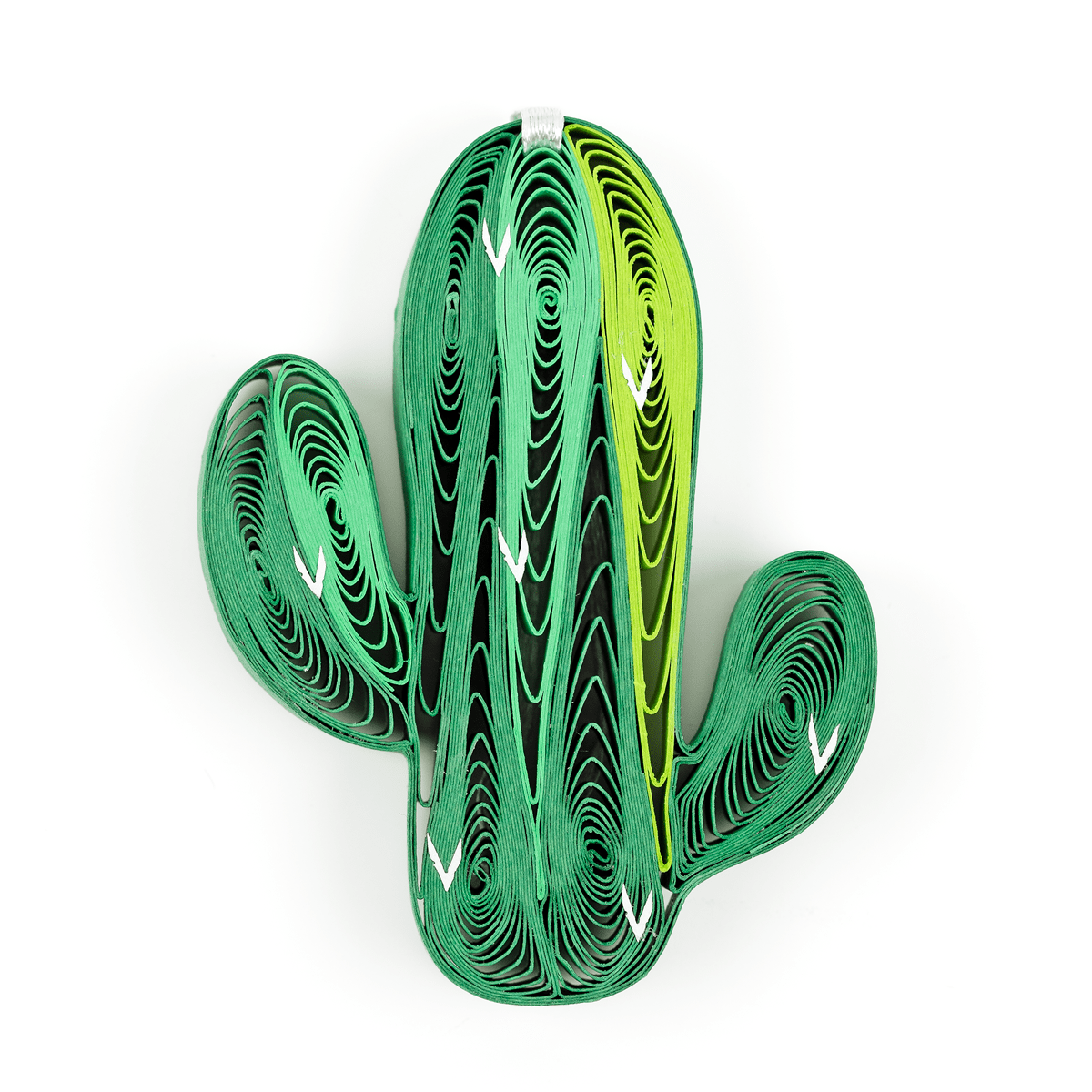 Cactus Ornament - Single - Quilling Card - Ornament