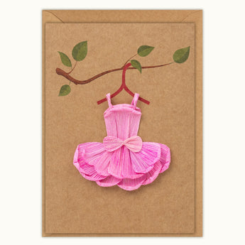 Baby Girl Baby Arrival Handmade Card - Quilling Card - Greeting Card