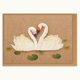Swans Handmade Card