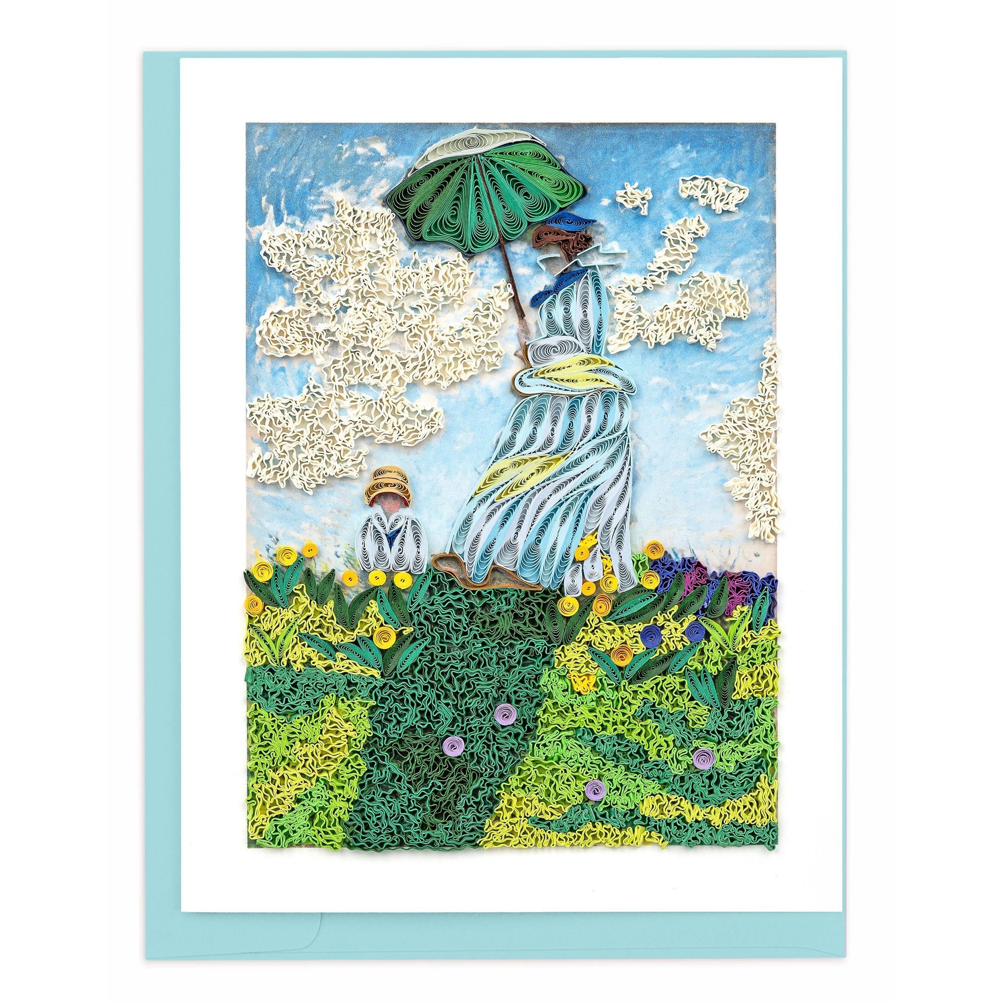 Quilled Artist Series – Woman with a Parasol, Monet