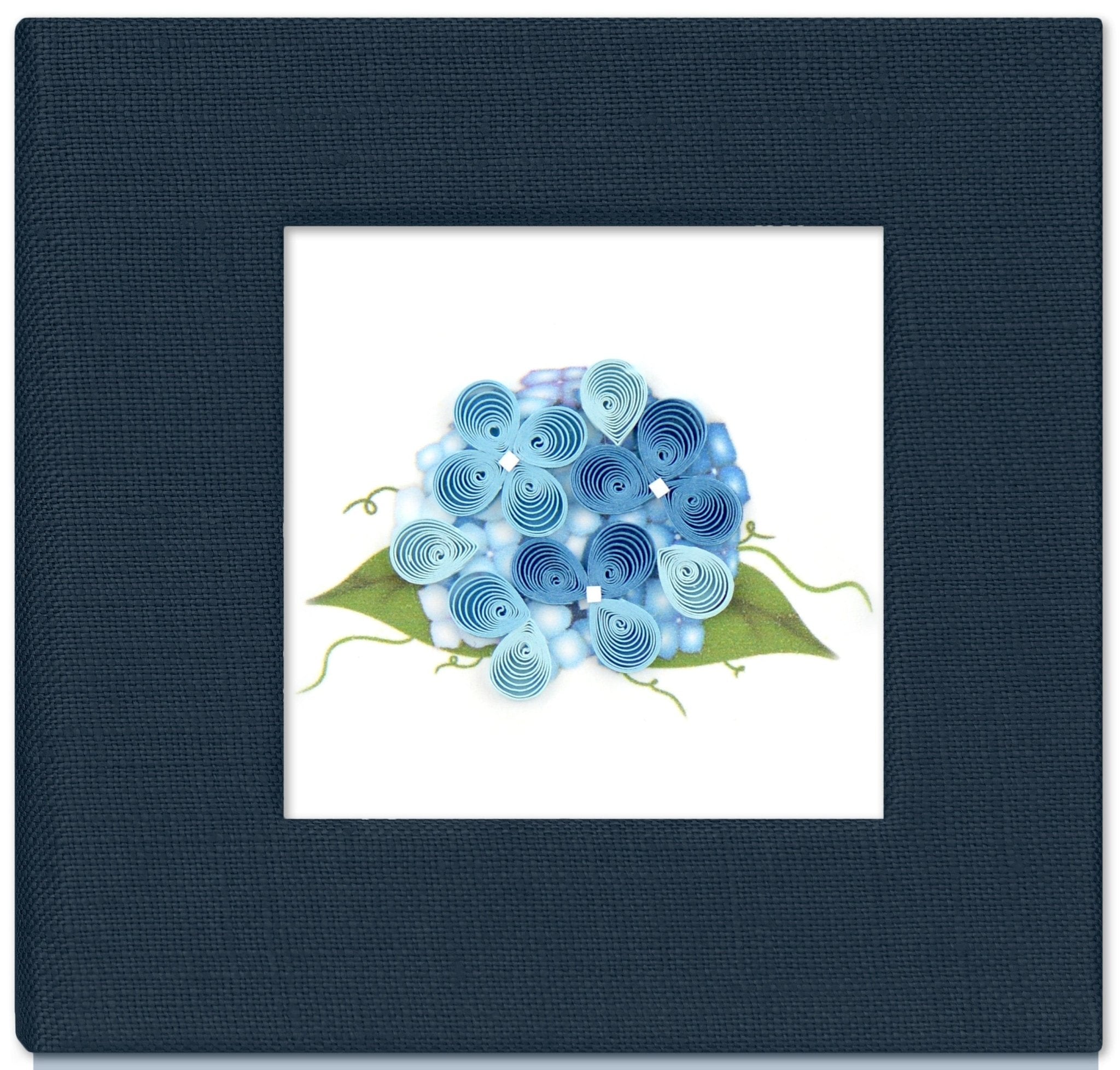 Quilled Hydrangea Sticky Note Pad Cover - Quilling Card - Sticky Note Cover