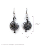 Treble Clef Quilled Earrings