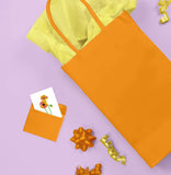 Quilled Orange Poppies Gift Enclosure Mini Card