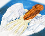 Detail shot of Quilled Angel