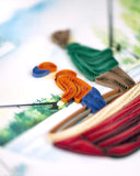 Quilled Father's Day Fishing Greeting Card