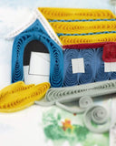 Detail shot of Quilled Happy Mailbox Greeting Card