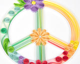 Quilled Peace Sign Greeting Card