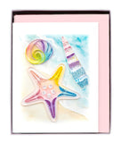 Quilled Seashell Note Card Box Set